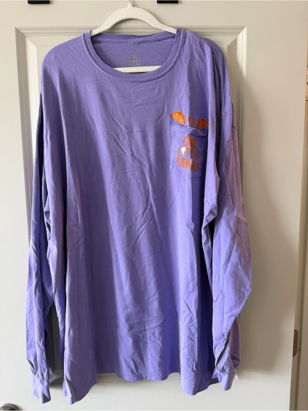 Lost Bros, Figment Inspired “One Little Spark” Long-Sleeve Pocket Tee